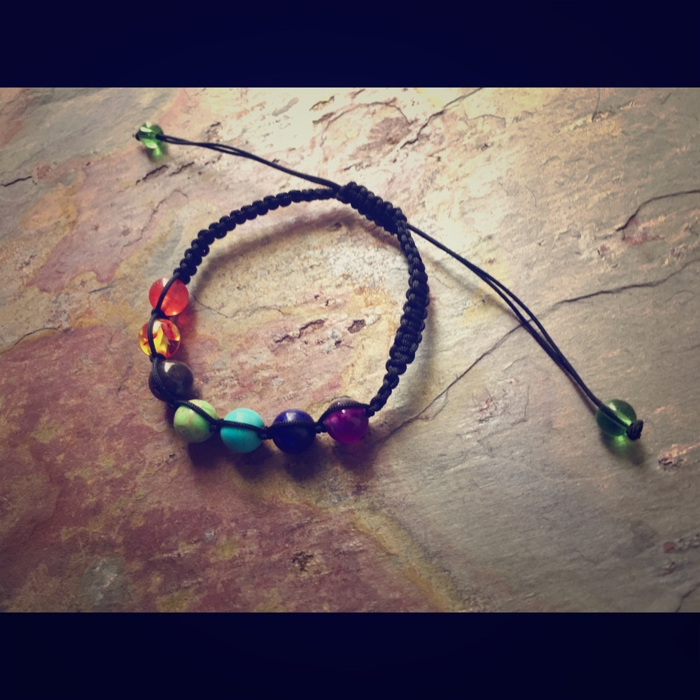 7 Chakra Unisex Hologram Bracelet